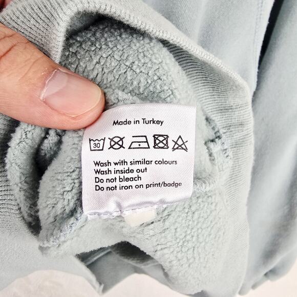 Ragdoll Los Angeles Sweatshirt Womens Medium Sage Green LA Embroidered - Picture 9 of 16